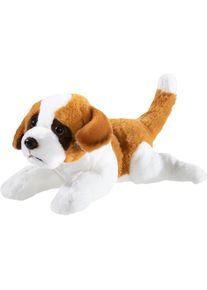 Heunec , Kuscheltier »Puppy, Bernhardiner liegend 30 cm« , hellbraun/weiß