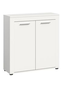 Inosign , Highboard »Aosta, Höhe 88 cm, in verschiedenen Farbausführungen« mit 2 Türen und 3 Fächern, Wohnzimmer, Kommode, Schrank , weiß
