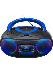 Denver , Digitalradio (DAB+) »DAB+ Boombox Mit DAB+/FM-Radio, Bluetooth-Funktion, pink« (Bluetooth Digitalradio (DAB+) FM-Tuner 1,8 W) , Blau ,...