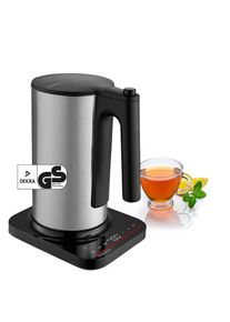 Medion , Wasserkocher &raquo;MD12106&laquo; 1, 5 l 2200 W 2.200 W, 1, 5 L, LED-Display, Sensor-Touch Bedienung, Kindersicherung, Edelstahl, Wasserkocher