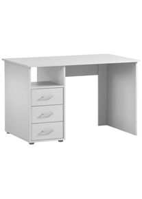 Welltime , Schreibtisch »Baku« Breite 116 cm, Made in Germany , weiß + weiß + weiß