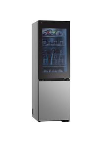 LG , Kühl-/Gefrierkombination InstaView »GBG5160CPY« 186 cm hoch 59,5 cm breit , Prime Silver / schwarz , Multi-Airflow Umluftkühlung: innovative...