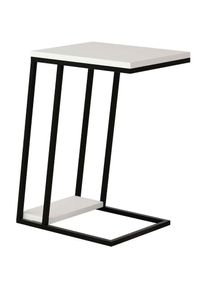 Decortie , Beistelltisch »PAL C BEISTELLTISCH« Packung, 1 Stk. tlg. Leichte Montage, Lagerung, Platzsparend , Weiß