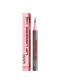 NYX, Damen, Lippenstift &raquo; Professional Makeup Lip Lingerie Lip Liner Stain&laquo;, grau, grau, Shape it. Sculpt it. Stain it!
