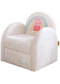 Roba , Kindersessel »Peppa Pig« mit runden Armlehnen , grau