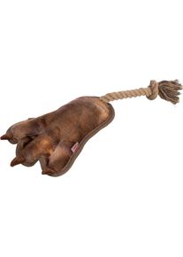 Trixie Animal paw on rope, plush, 35 cm (Plüschspielzeug Hund), Hundespielzeug