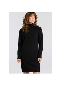 Gant, Damen, Strickkleid &raquo;SUPERFINE LAMBSWOOL KNIT&laquo; Winterkleid, relaxed fit, Rollkragen, aus reiner Wolle, BLACK, N-Gr, XL -N-Gr, BLACK, 