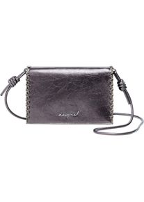 Desigual, Damen, Portemonnaie, Mone Capsule Tiny Zip Clutch, Grau