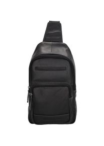 Hide & Stitches, Tasche, Japura Crossbody Schoudertas - Rugzak - 100% Leder - Zwart - 100% Leer, Schwarz