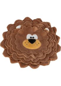 Trixie Snack-Lion, plush, recycled, ø 26 cm (Beschäftigungsspielzeug Hund), Hundespielzeug