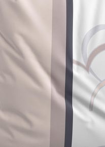 Linon dekbedovertrek - beige - maat 155x220 cm - 100% katoen - bonprix