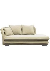 Mid.you Liege , Creme , Textil , Füllung: Schaumstoff,Schaumstoff , 107x84x99 cm , Rücken echt, Armteil links , Wohnzimmer, Sofas & Couches, Schlafsofas, Polsterliegen