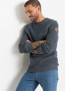 Maglione con cotone riciclato, Blu, Taglia 48/50 (M), bonprix