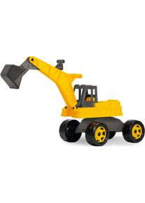 LENA Spielzeug-Aufsitzbagger »Eco GIGA TRUCKS« Made in Europe in gelb