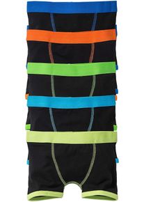 Boxershorts mit weicher Baumwolle (5er Pack), schwarz, Größe 92/98, mit Baumwolle, bonprix