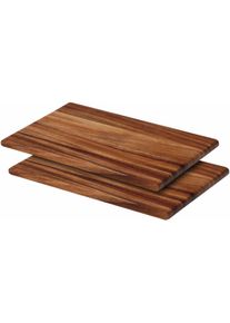 CONTINENTA Schneidebrett in braun, Größe B/H/L: 16,5 cm x 1,2 cm x 26 cm