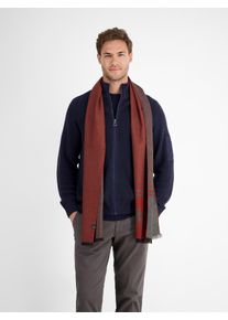 Lerros Sjaal Lerros Logo-sjaal voor heren heren sjaals rood