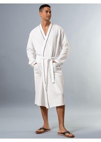 TRIGEMA Badjas TRIGEMA badjas met praktische bindriem (1 stuk) heren badjassen maat XXL wit