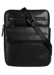 Bugatti Schoudertas NOME echt leder unisex tassen maat Onesize zwart