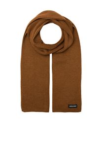 Jack & Jones Jack & Jones Gebreide sjaal JACDNA KNIT SCARF NOOS heren sjaals bruin