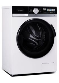 Hanseatic Wasmachine HWMM5814A3, 8 kg, Touch-kleurendisplay, Snelwasprogramma, Stoomfunctie voorladers wit