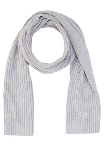 Gant Gebreide sjaal COTTON BLEND LOGO heren sjaals grijs