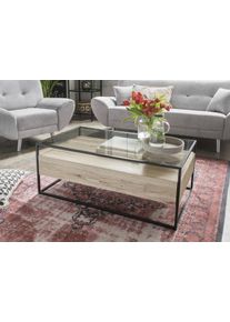 PAROLI Salontafel met 2 laden salontafels zwart