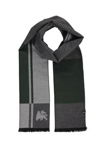 Lerros Sjaal Lerros Heren Sjaal in blok-design heren sjaals groen