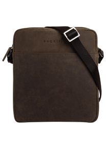 Bugatti Schoudertas Luca echt leder unisex tassen maat Onesize bruin