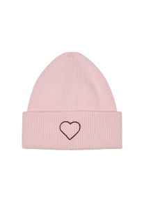 Only Beanie ONLALPHA LIFE EMBROIDERED RIB BEANIE CC dames mutsen roze