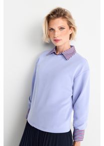 Rich & Royal Rich & Royal Sweatshirt 2409 T Peach Crew oversneden schouders, zachte greep, ronde hals dames truien & sweaters maat XL paars