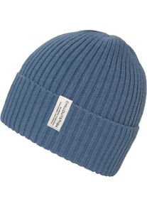 Chillouts Beanie Tomke Hat hoogwaardige ribbreisel beanie unisex mutsen blauw