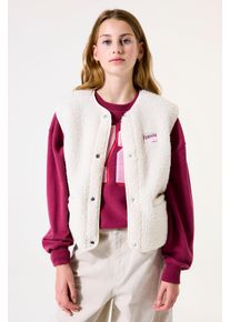 Garcia Mouwloos vest met borduurwerk meisjes vesten maat 128/134 wit