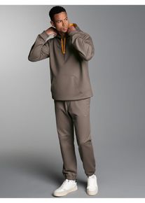 TRIGEMA Vrijetijdscombinatie TRIGEMA Vrijetijdspak in comfortabele sweat-kwaliteit (1-delig) heren huispakken maat L