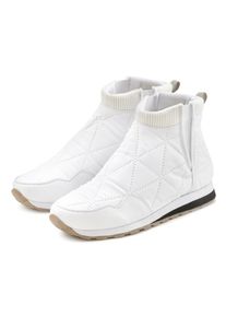 Vivance Winterlaarsjes in modieuze quilt-look, ankle boots, outdoor laarzen, sneakers dames winterlaarsjes maat 35 wit
