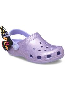 Crocs Clogs Classic IAM Butter Fly , sandaal, huisschoen met glitters meisjes clogs maat 23 paars