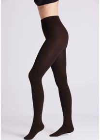 YSABEL MORA Thermopanty TIGHTS BASIC COLLECTION met verwarmende binnenzijde voor koude winterdagen dames maillots maat XL bruin