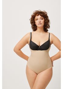 YSABEL MORA Body Kant, gemiddeld shape-effect, elastisch, zacht, comfortabel dames tops maat L beige