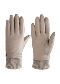 Pearlwood Leren handschoenen ARMA met wol, zachte fleece voering (1 paar) dames handschoenen maat 7 bruin