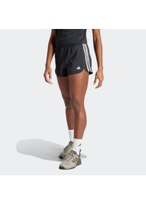 adidas Performance Short PACER WVN HIGH Geweven trainingsshorts met hoge taille (1-delig) dames korte broeken maat XL zwart