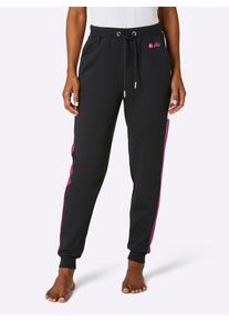 feel good Broek met elastische band dames loungewear maat 36/38 zwart