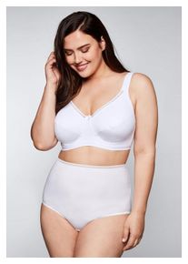 sheego Beugelloze-bh (1-delig) dames bh's zonder beugel maat G wit