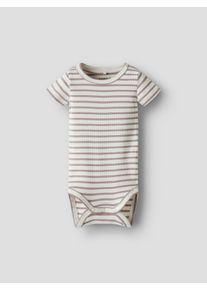 name it Kurzarmbody »NBNBANI SS BODY NOOS«, Baumwollmischung, Jersey Rippqualität, Größe N-Gr