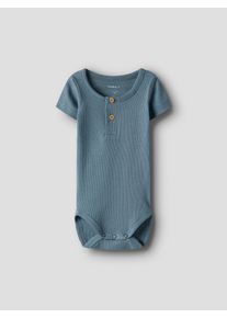 name it Kurzarmbody »NBMKAB SS BODY NOOS« Baumwollmischung, Kurzarm, Knopf-Details, Größe N-Gr