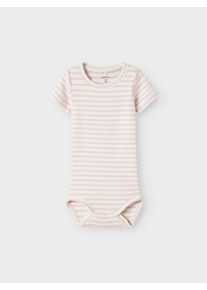 name it Kurzarmbody »NBNBANI SS BODY NOOS«, Baumwollmischung, Jersey Rippqualität, Größe N-Gr