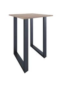 Vcm Bartisch XONA Schwarz/Eiche ca.80x102x80cm
