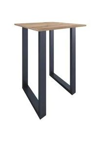 Vcm Bartisch XONA Schwarz/ Honigeiche ca.80x102x80cm