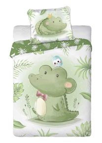 Faro Tekstylia Housse de couette 'Cuddles' Garçons vert taille Taille unique