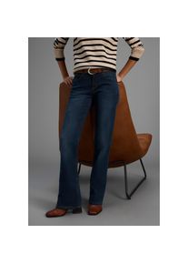 Arizona, Damen, Bootcut-Jeans &raquo;Bund mit seitlichem Gummizugeinsatz&laquo; hohe Leibh&ouml;he, Bootcut, mit Stretch, klassischer 5-Pocket-Style, dark blue us, K +