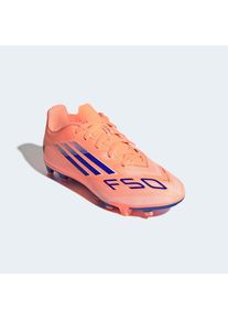 adidas Performance , Jungen , Fußballschuh »F50 CLUB HART- UND ASCHENPLÄTZE E KINDER« geeignet für Rasen- und Kunstrasenplätze , Beam Orange /...